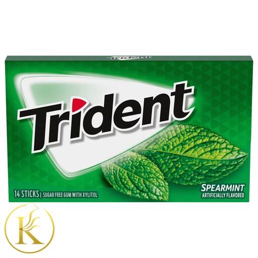 آدامس تریدنت نعنایی بدون شکر trident (بسته ی 14 عددی)